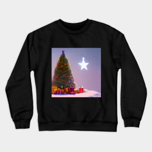 Christmas Tree and Star Crewneck Sweatshirt